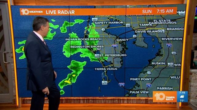 10 Weather: Less of a shower and rain chance today смотреть онлайн