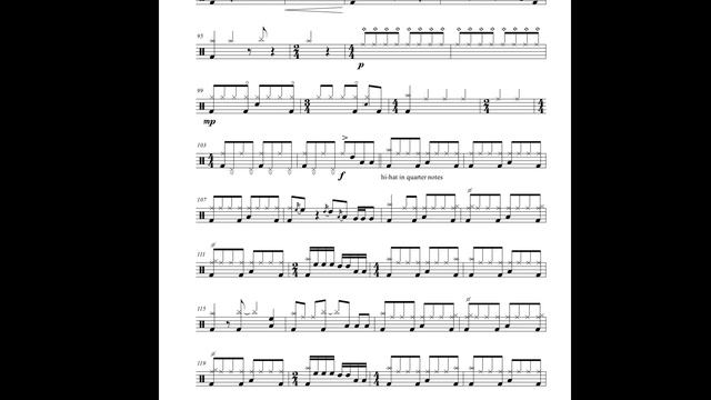 Steely Dan - Aja (Drum Sheet Music) смотреть онлайн