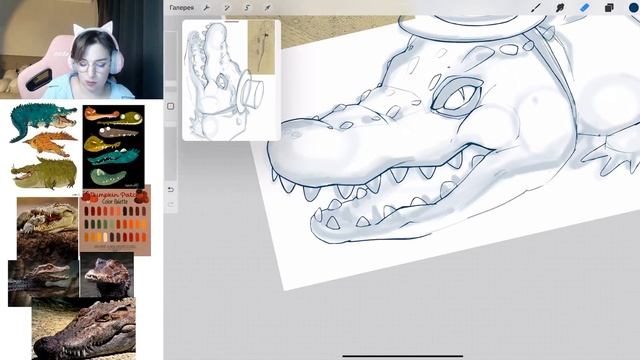 КАК TATTOO МАСТЕРУ РИСОВАТЬ В PROCREATE  Запись эфира