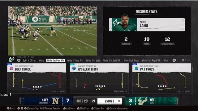 HEISMAN WIN College Football 25 Exhibition w/ DVD Commentary смотреть онлайн