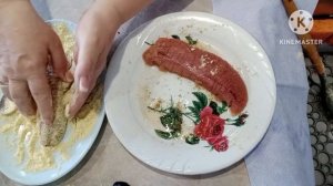 Икра судака в мешочке .