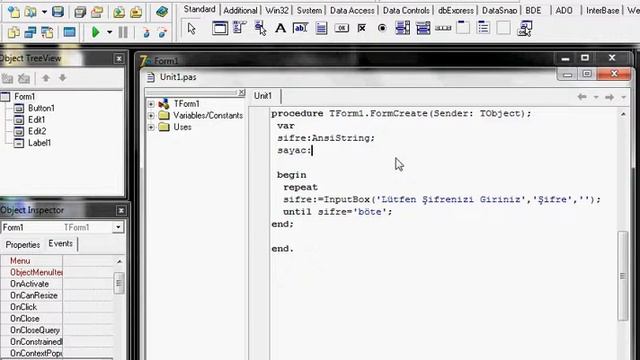 Delphi Repeat Until Form Şifreleme смотреть онлайн