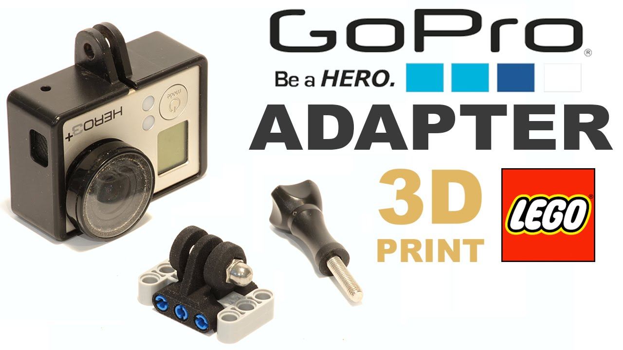 Review LEGO compatible GoPro Adapter-connector / ЛЕГО совместимый GoPro адаптер смотреть онлайн