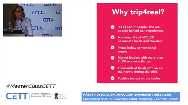 Open Master Class CETT - Claudia Peyrí Trip4Real смотреть онлайн