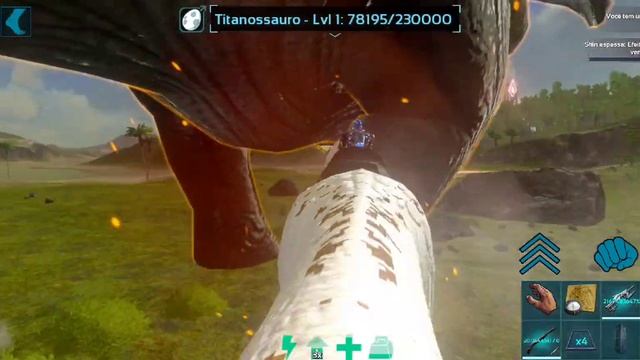 Ark Mobile ALPHA CARNOTAURUS Vs Titano