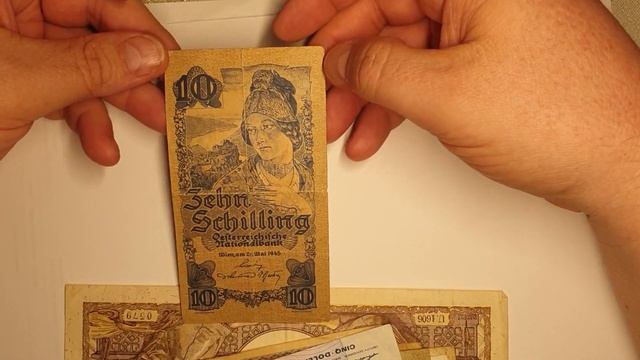 Ура новая посылка, 5 долларов Канада 1986, 50 солей Франция 1773 и 10 шиллингов Австрия 1945. смотреть онлайн