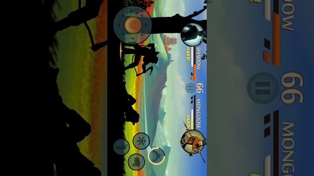 Shadow vs mongoose battle//shadow fight 2//gameplay смотреть онлайн