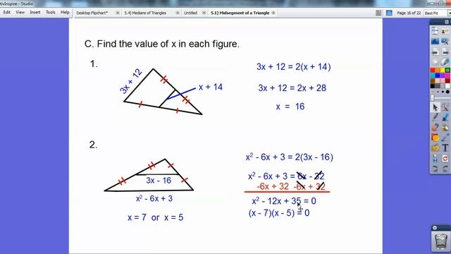 Midsegment Theorem (and Coordinate Proof) - Section 5.1 смотреть онлайн
