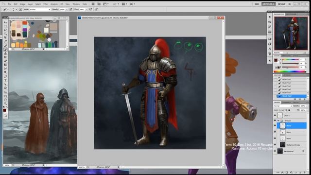 Patreon critique paint over term 4 knight character смотреть онлайн