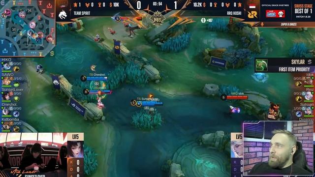 Турнир M6. Team Spirit Vs RRQ. - Mobile Legends