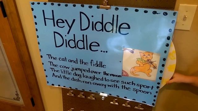 Nursery Rhymes | Preschool Classroom Interactive Poster Idea | Hey Diddle Diddle смотреть онлайн