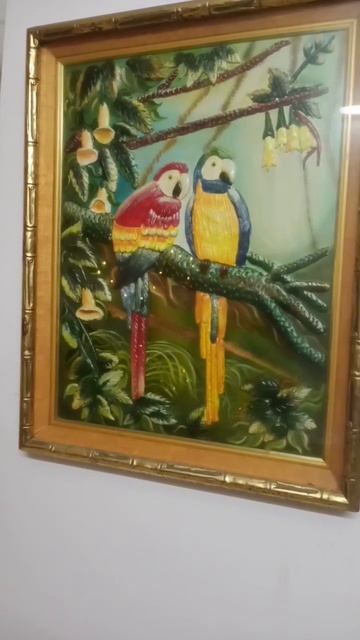Beautiful Parrot Painting смотреть онлайн