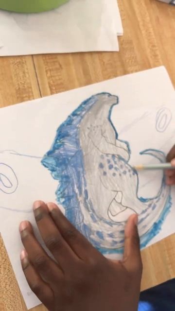 Coloring in Godzilla смотреть онлайн