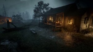 Гроза с дождем на ферме Слушайте звуки дождя и грозы.