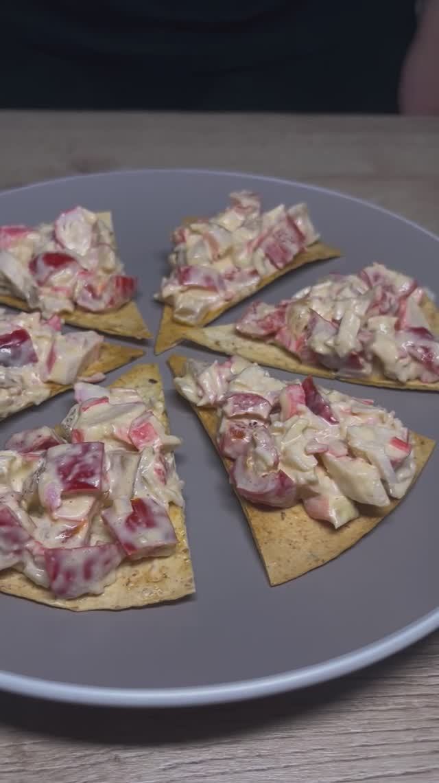 Закуска из крабовых палочек #рецепты