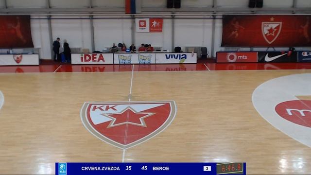 2019-20 WABA R3 Crvena zvezda Kombank-Beroe 63-74 (16/10 смотреть онлайн
