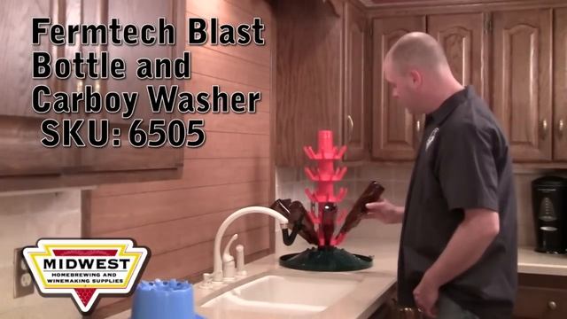 Fermtech Blast Bottle and Carboy Washer смотреть онлайн