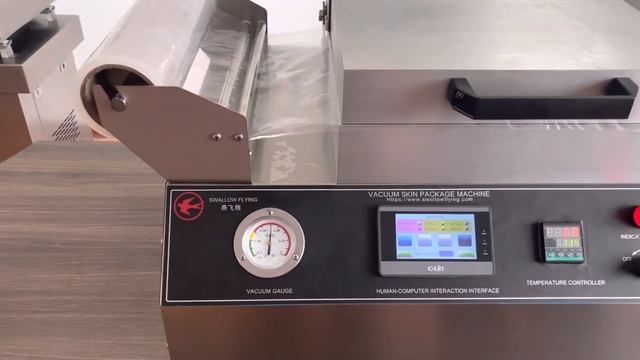 SWALLOW FLYING BRAND VACUUM SKIN PACKING MACHINE USE CASE (MODEL NO. VSP-350) смотреть онлайн