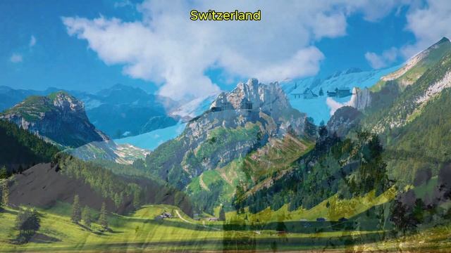Switzerland 8k Video Ultra HD HDR | 8k Video | 8k HDR Dolby Vision Meditation Music