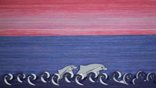 Funny FlipFlop story: Mother dolphin and her baby are enjoying the sunset, but something comes up! смотреть онлайн