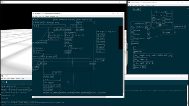 Puredata GEM first person camera abstraction смотреть онлайн