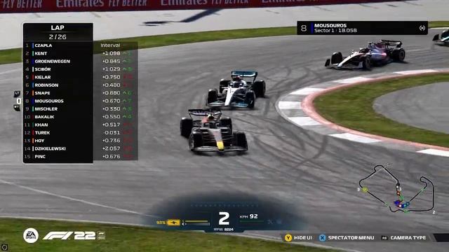 F1 22 - ERO PC F3 - S8 R1 - BRITISH GP смотреть онлайн