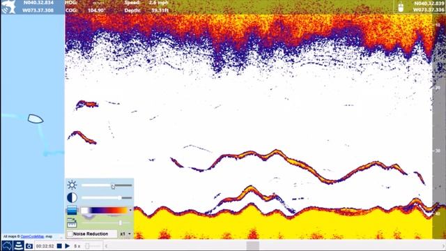 Humminbird Helix Sonar Recording Stripers near Jones Inlet - Viewer is Reefmaster смотреть онлайн