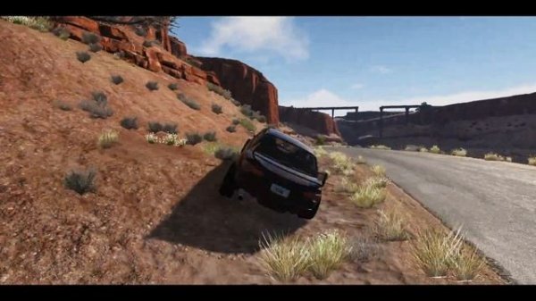 BeamNG having a realistic chase camera be like