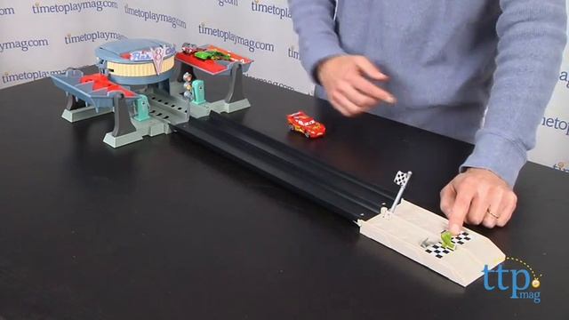 Disney/Pixar Cars Action Shifters Flo's V8 Cafe Dragstrip from Mattel смотреть онлайн