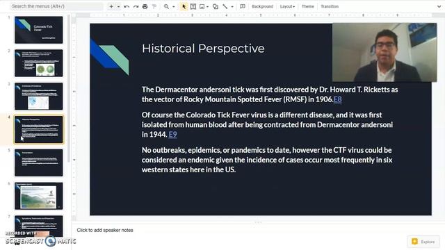 Colorado Tick Fever Presentation by Jorge Gonzales смотреть онлайн