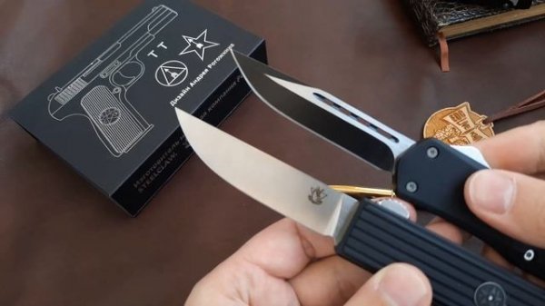 Пощёлкаем ??? НОВЫЙ АВТОМАТИЧЕСКИЙ НОЖ " STEELCLAW TT "
