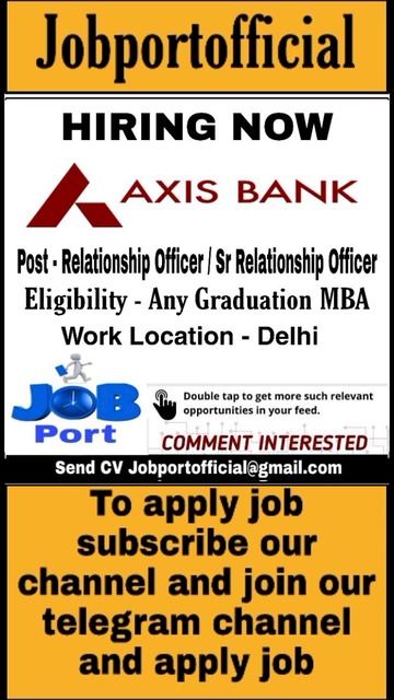 Axis bank hiring now No Exam No Fees Direct Interview#Shorts смотреть онлайн