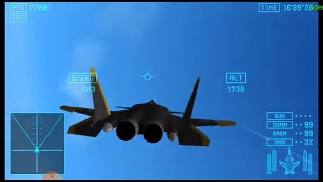 ace combat joint assault gameplay: mission 20 ---ghost hunt--- su-47 berkut gameplay (N.E.M.O) смотреть онлайн