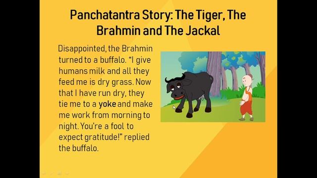 English Stories: The Tiger, The Brahmin and The Jackal - Class 3 | Lesson 1 смотреть онлайн