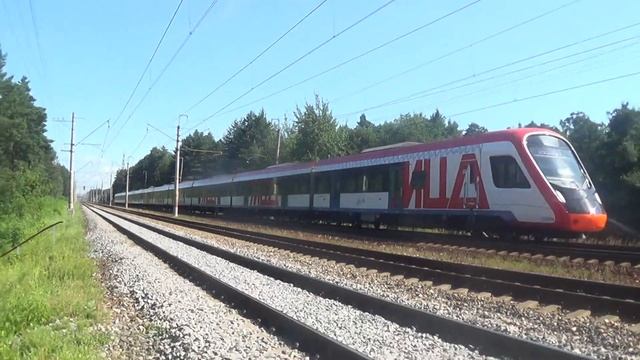 Электропоезд ЭГЭ2ТВ-016 Иволга сообщением Ипподром - Зеленоград-Крюково смотреть онлайн