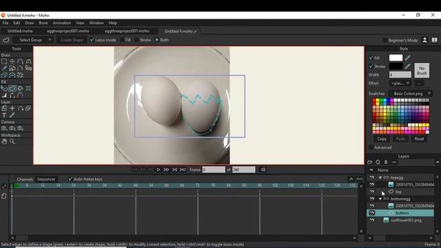 How To Crack An Egg With Moho Debut (Using Masking) смотреть онлайн