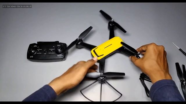 Best Foldable Wi-Fi Camera Drone | Transmitter or APP control WiFi FPV HD camera drone смотреть онлайн
