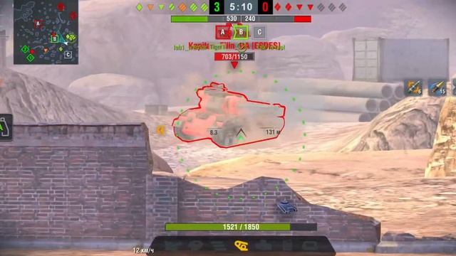 реплей от другого игрока на танке -- Tiger 2 -- ( 4613 урона и мастер) смотреть онлайн