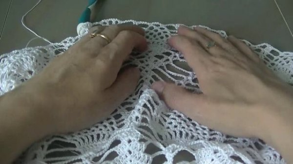 Скатерть простая для начинающих. Часть 7.