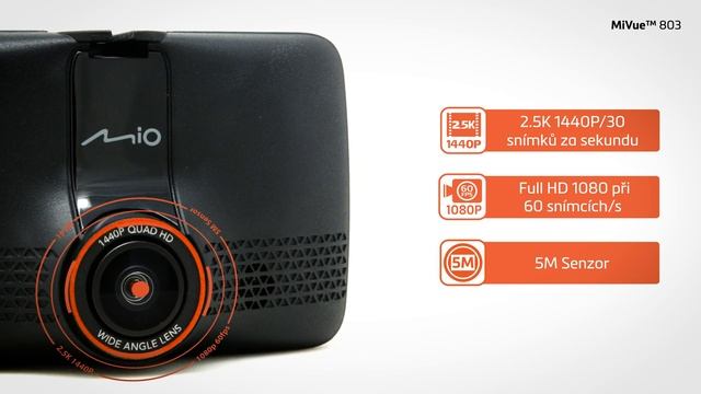 Mio MiVue™ 803 Dash Camera (CZ) | 2.5K 1440P | Wi-Fi | GPS смотреть онлайн