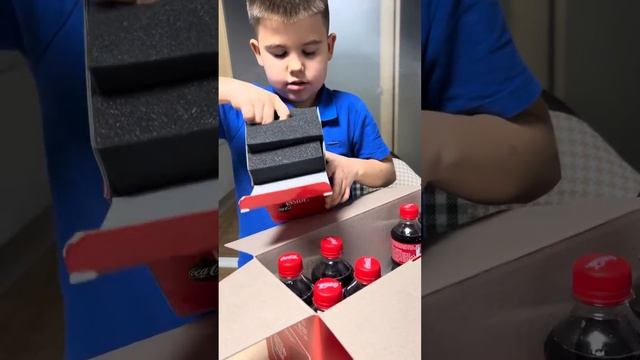 Coca-cola, распаковка набора Christmas #unpacking смотреть онлайн