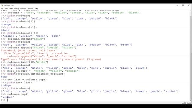 Lists, Sets, Tuples | Week 3 | Coding with Python: A Course for Absolute Beginners смотреть онлайн