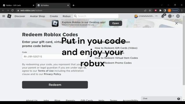 How to redeem a roblox gift card on roblox смотреть онлайн