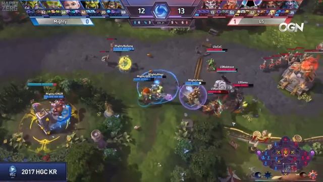 HGC KR - Фаза 1, часть 2 - L5 vs Mighty смотреть онлайн