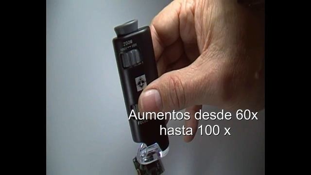 Mini-Microscopio 100 a 60 X Luz Led смотреть онлайн