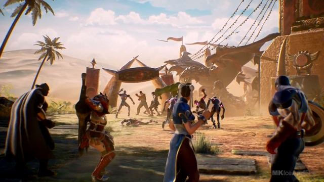 Hulk & Ryu Save Black Panther From The Elder Dragon Scene HD - Marvel Vs Capcom Infinite смотреть онлайн