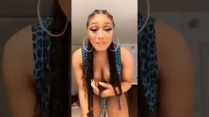 Megan Thee Stallion Twerking on IG Live