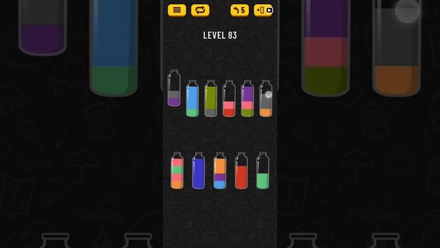 Water Sort Puzzle Level 83 WalkThrough Solution Gameplay | Fazie Gamer