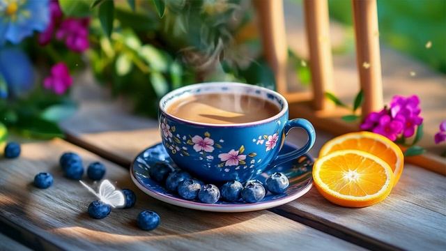 Happy Lightly Jazz ☕ Sweet Morning Coffee Jazz & Positive Bossa Nova Piano Music for Great Mood смотреть онлайн