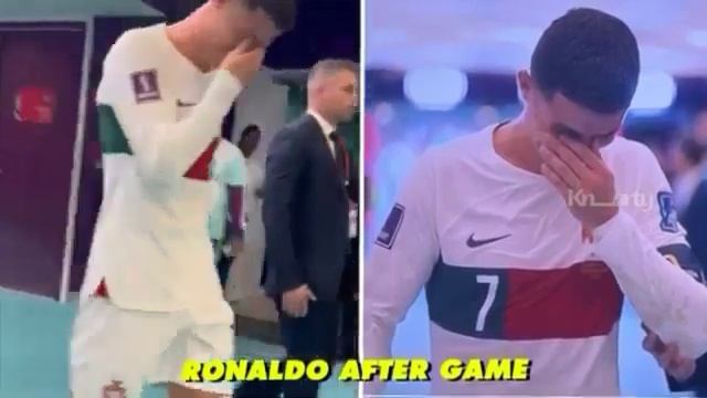 Cristiano Ronaldo 𝙁𝙄𝙂𝙃𝙏 👊😡 vs Morocco fan who wanted to piss him off after game смотреть онлайн